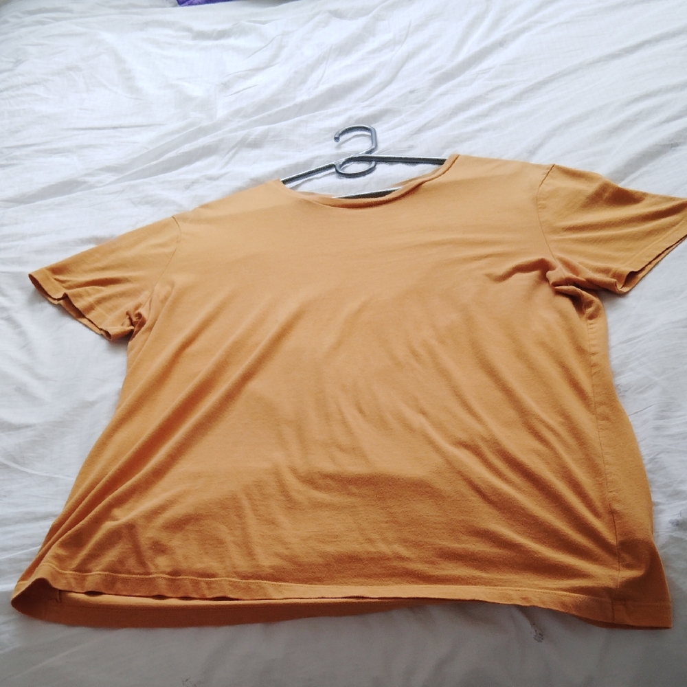 Men's Goodfellow & Co Mustard Colored Short Sleeve Tee Size Large